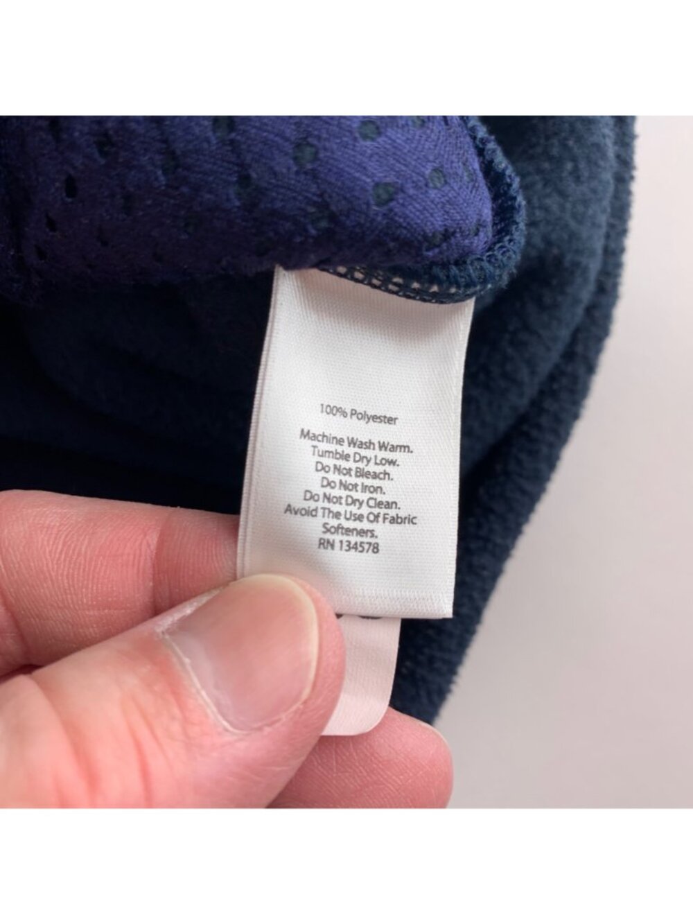 Vineyard Vines Navy Blue Major League Baseball Fleece Full Zip Vest Mens Large - Picture 6 of 6